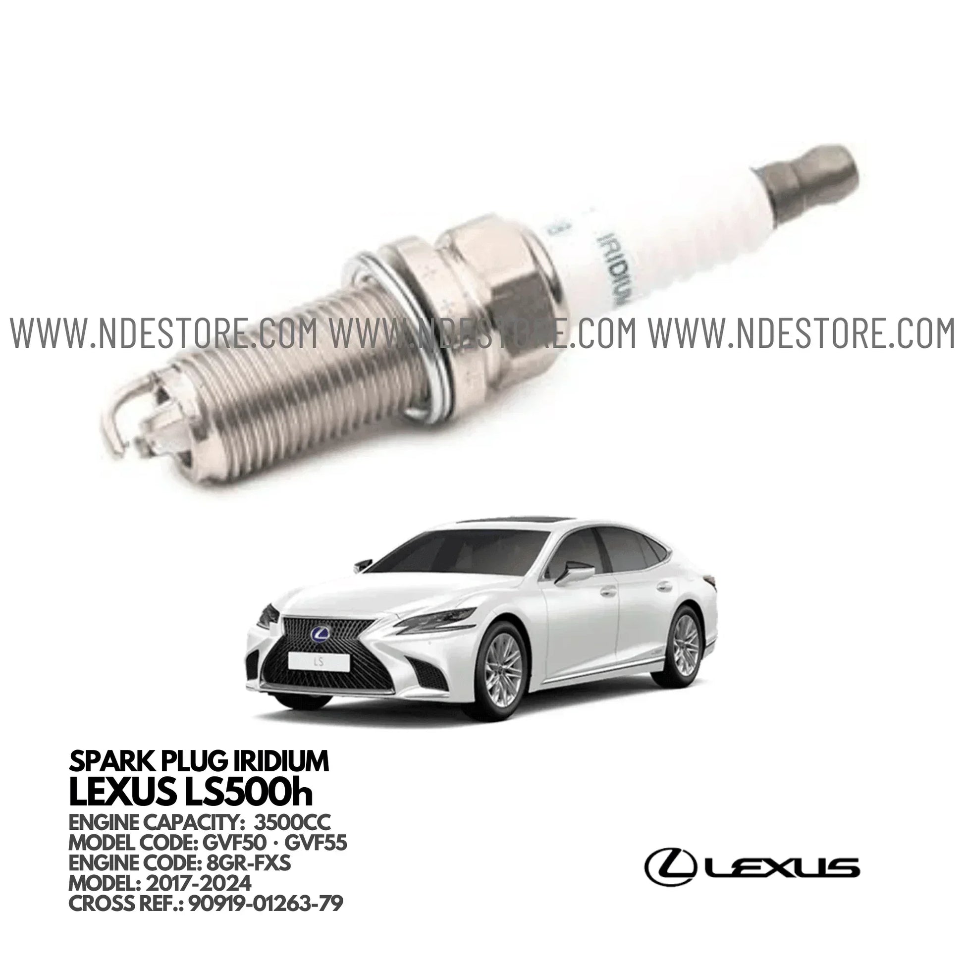 SPARK PLUG DENSO FOR LEXUS LS500h - ndestore.com