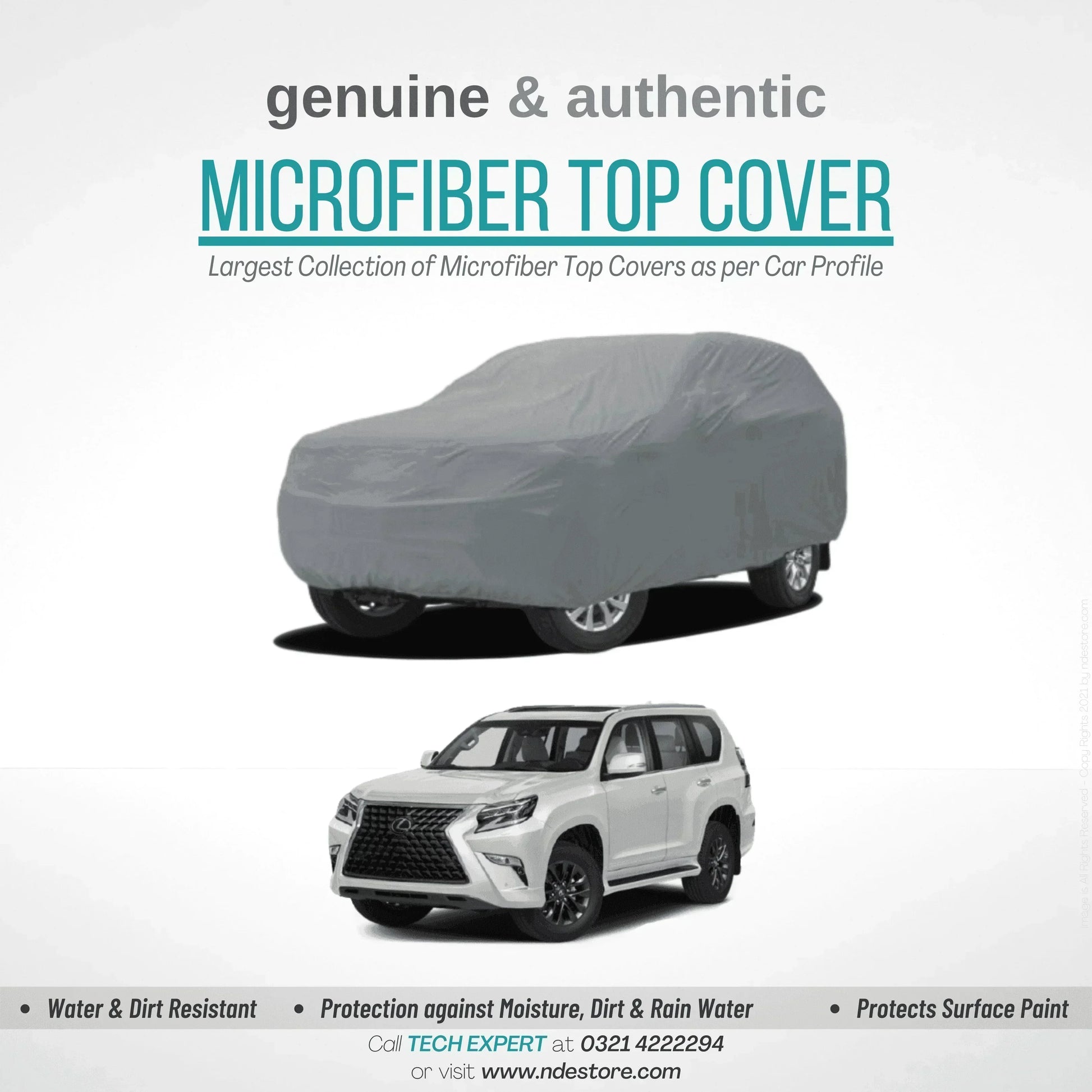 TOP COVER MICROFIBER FOR LEXUS (ALL MODELS) - ndestore.com