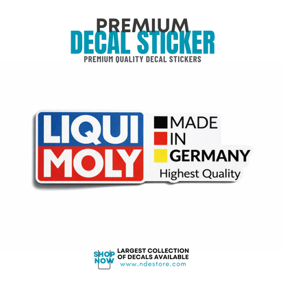 STICKER DECAL LIQUI MOLY