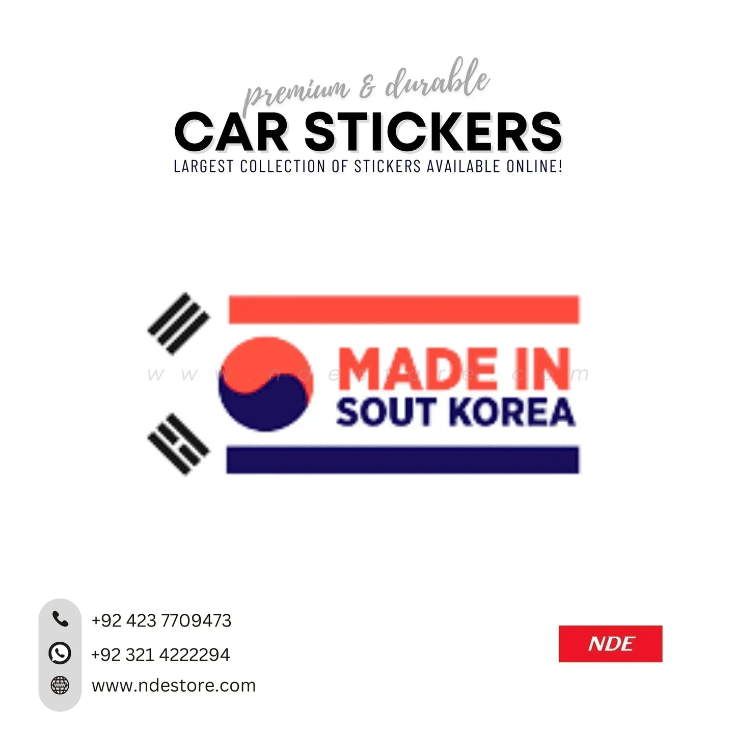 STICKER MADE IN KOREA SERIES (SKU:K3206) - ndestore.com