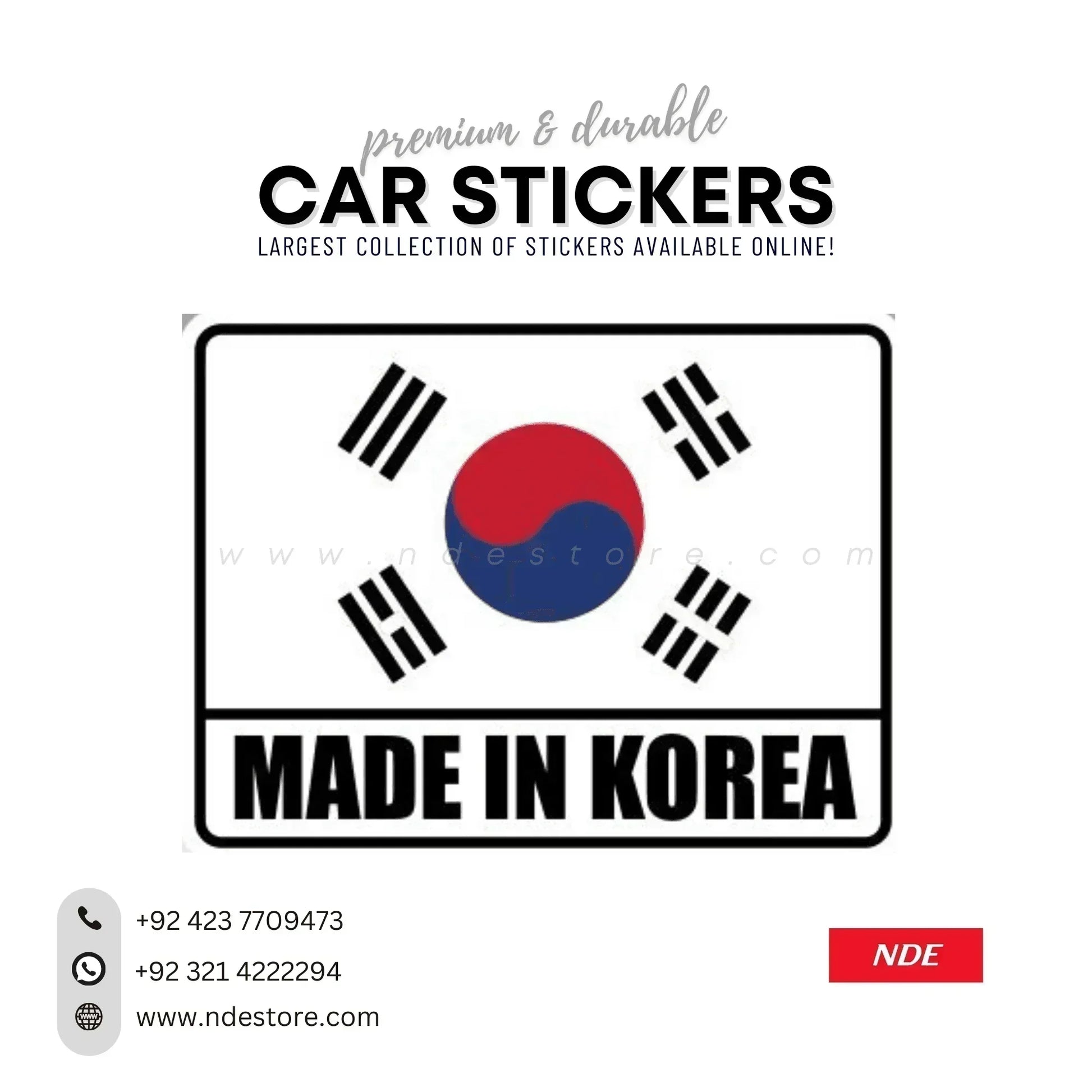 STICKER MADE IN KOREA SERIES (SKU:K3206) - ndestore.com