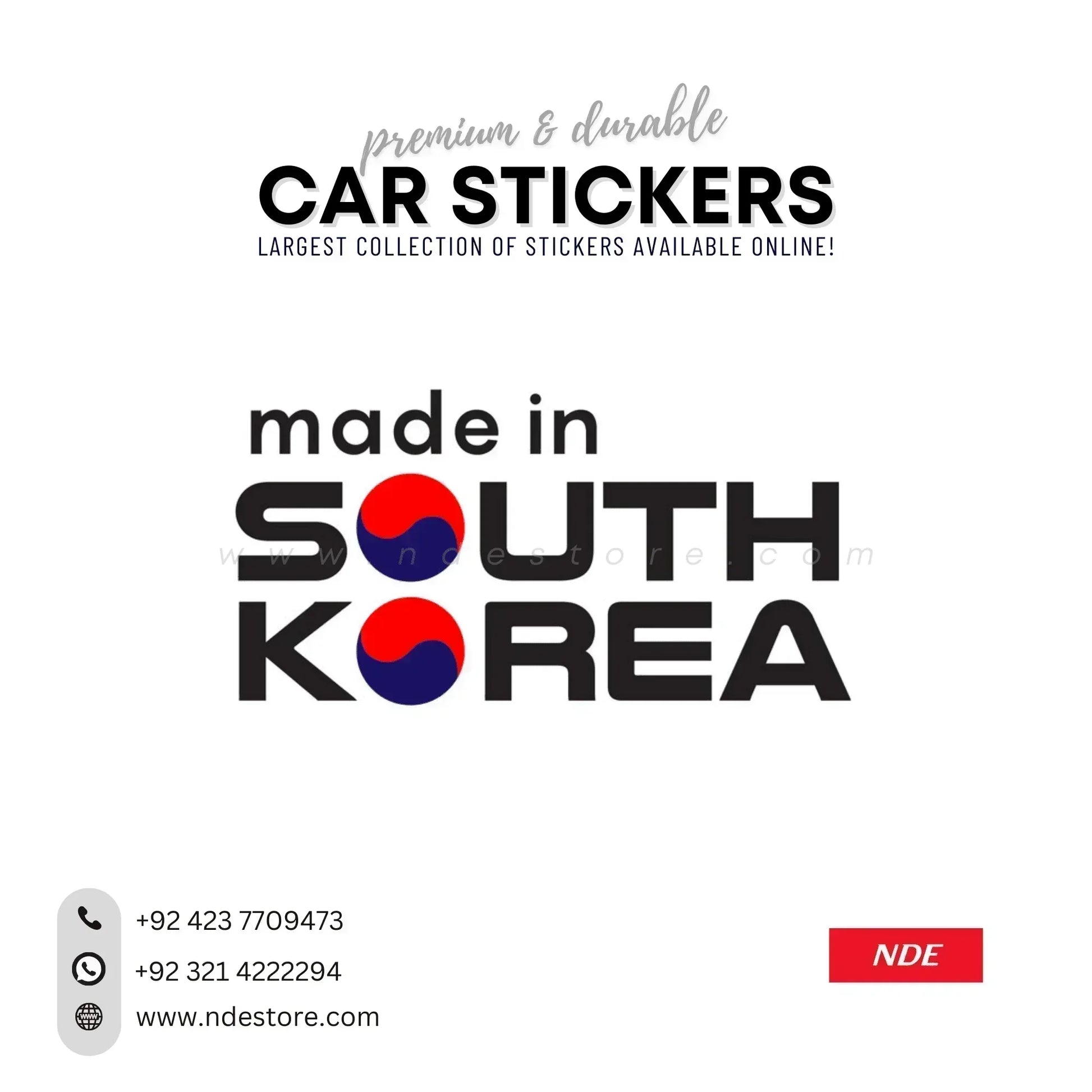 STICKER MADE IN KOREA SERIES (SKU:K3206) - ndestore.com