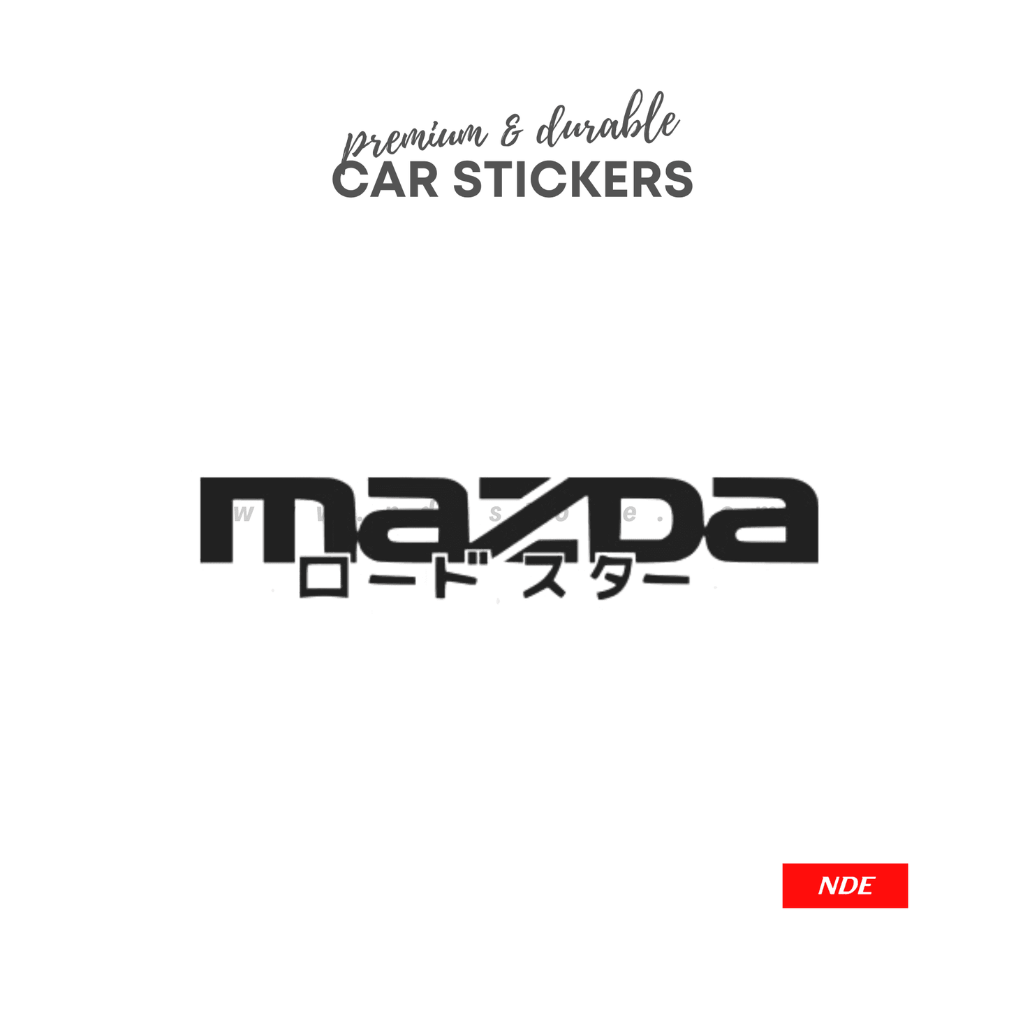 STICKER, MAZDA (SKU: 44524) - ndestore.com