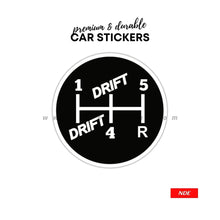 STICKER MANUAL TRANSMISSION STICK GEAR SERIES - ndestore.com