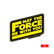 STICKER, STARWARS MAY THE FORCE BE WITH YOU - ndestore.com