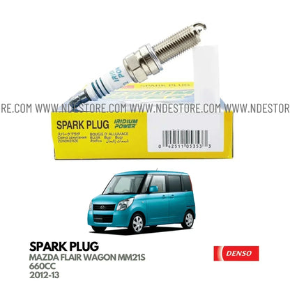 SPARK PLUG DENSO IRIDIUM FOR MAZDA FLAIR WAGON (2012-2013) - ndestore.com