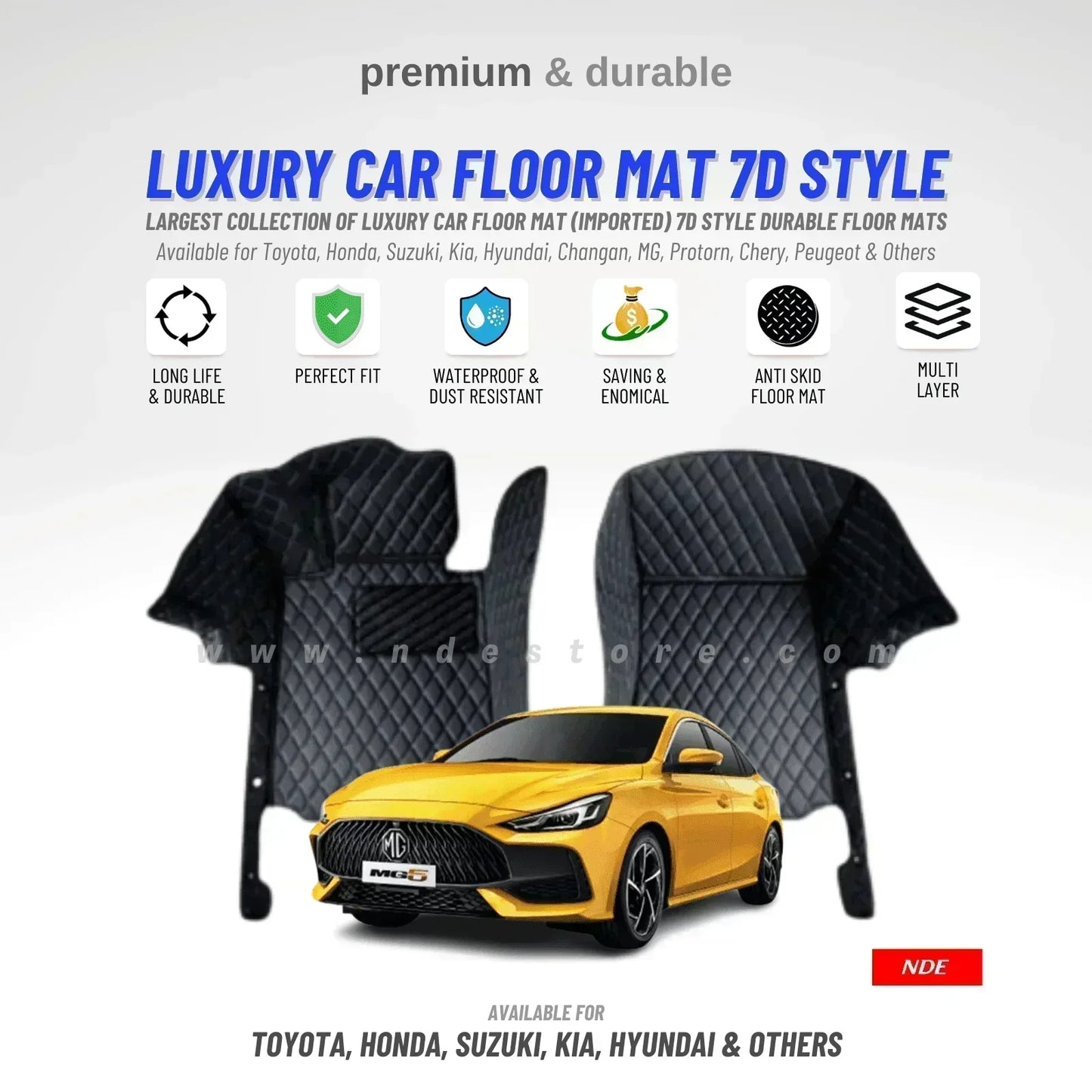 FLOOR MAT 7D STYLE FOR MG5 - ndestore.com
