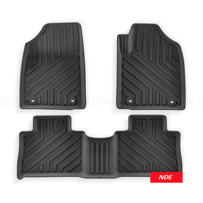 FLOOR MAT SET TPE STYLE FOR MG ZS HYBRID