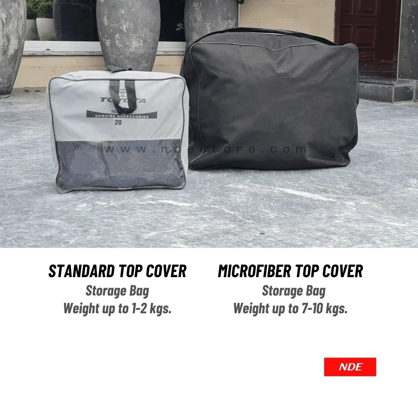 TOP COVER MICROFIBER FOR TOYOTA COROLLA (2021-2025) - ndestore.com