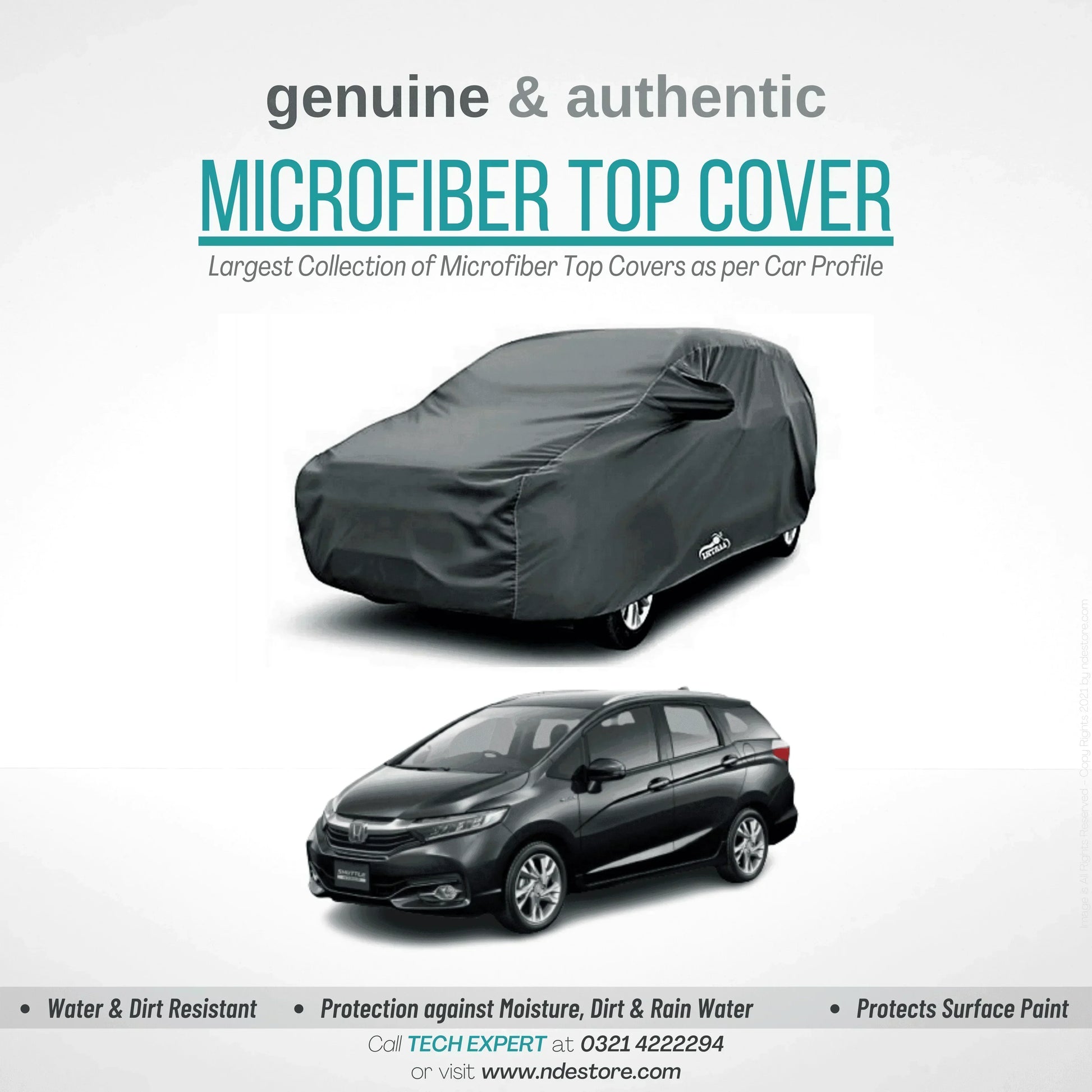 TOP COVER MICROFIBER FOR HONDA SHUTTLE - ndestore.com