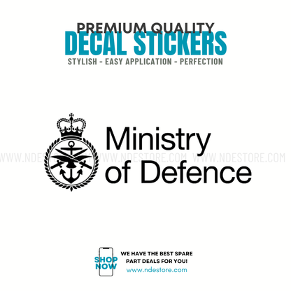 STICKER MINISTRY OF DEFENCE - ndestore.com