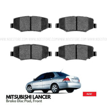 BRAKE DISC PAD SET FRONT IMPORTED FOR MITSUBISHI LANCER - ndestore.com
