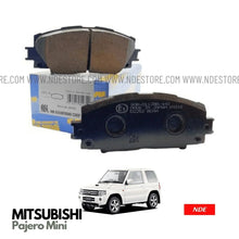 BRAKE DISC PAD SET FRONT MK JAPAN FOR MITSUBISHI PAJERO MIN - ndestore.com