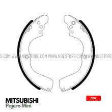 BRAKE SHOE KIT REAR MK JAPAN FOR MITSUBISHI PAJERO MINI - ndestore.com