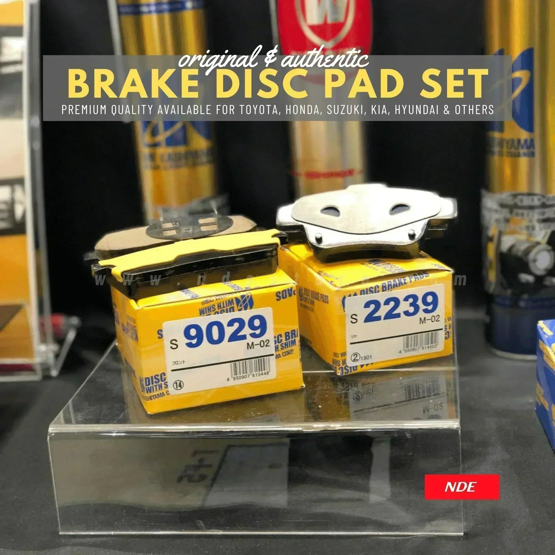 BRAKE DISC PAD SET FRONT MK JAPAN FOR TOYOTA CHR - ndestore.com