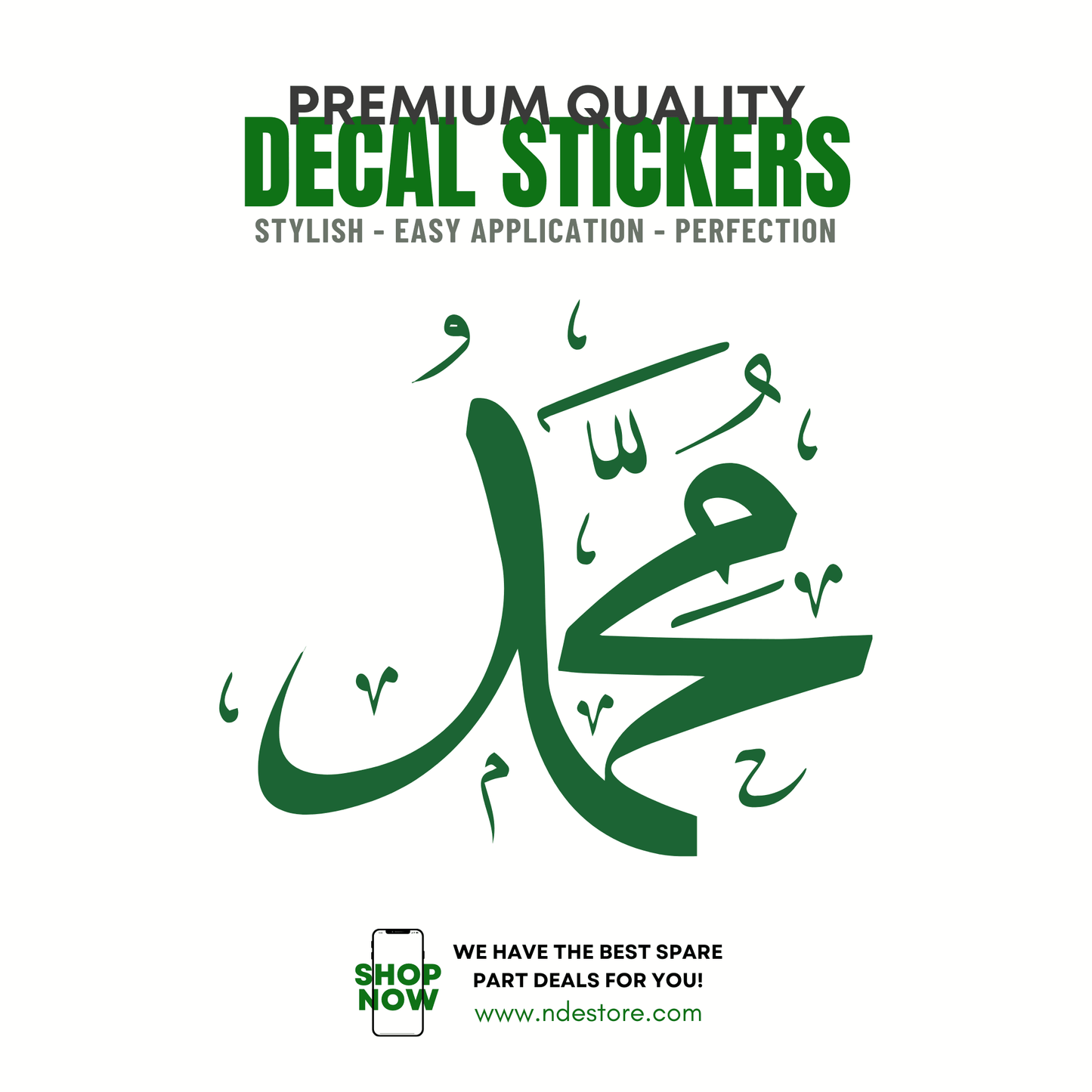 STICKER MOHAMMAD - ndestore.com