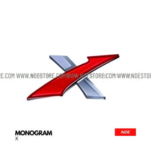 MONOGRAM X LOGO FOR TOYOTA COROLLA ALTIS X - ndestore.com
