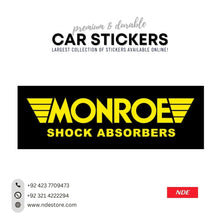 STICKER MONROE SHOCK ABSORBERS - ndestore.com
