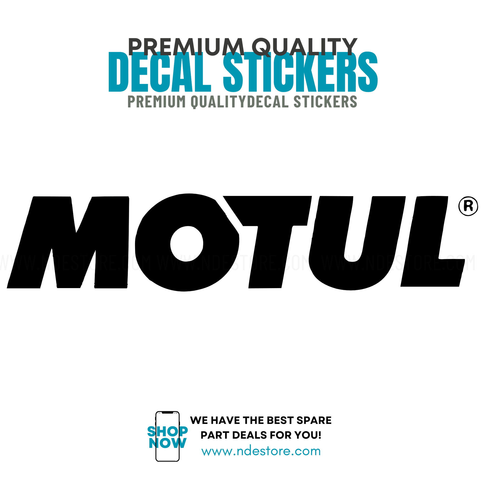STICKER MOTUL MOTOR OIL SERIES - ndestore.com