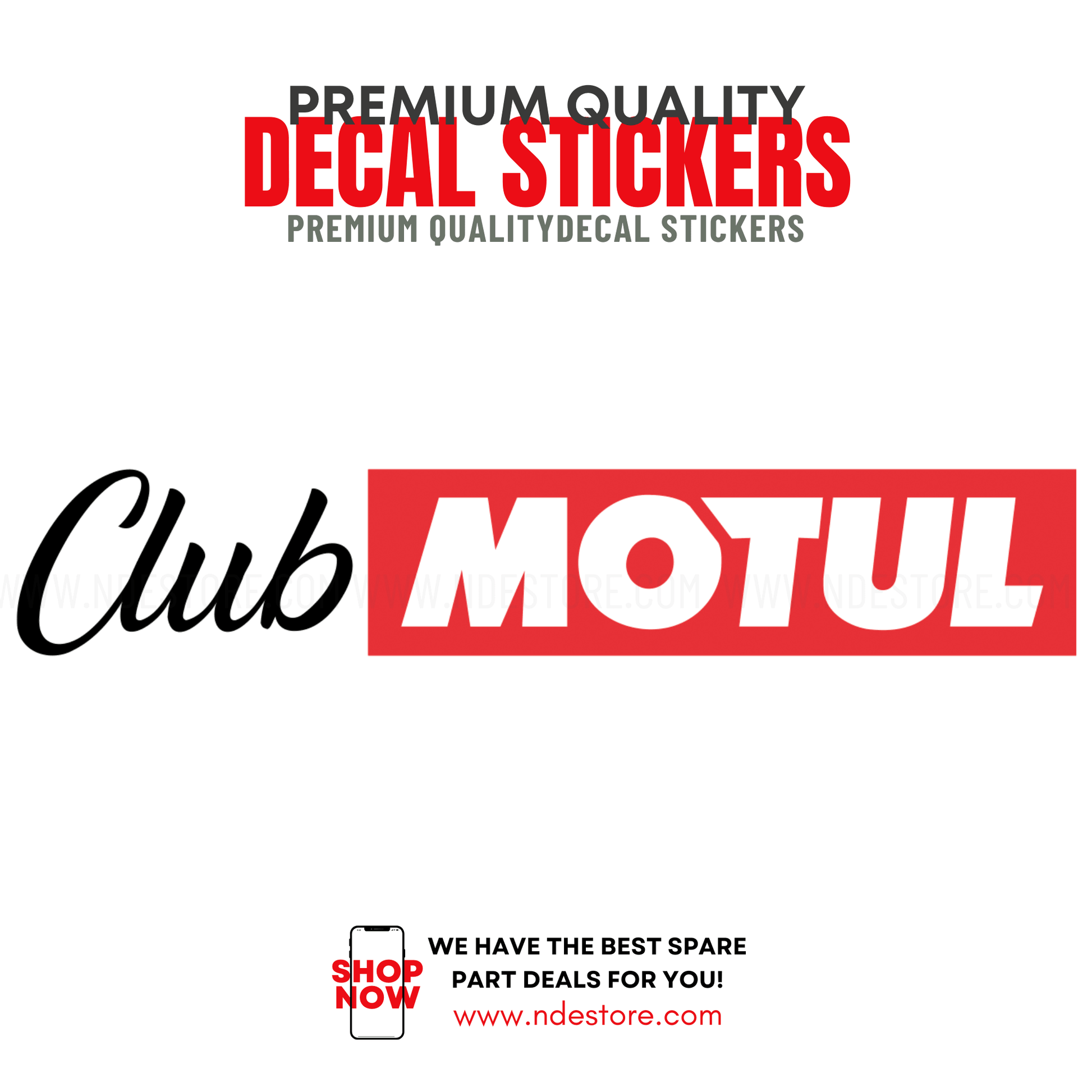 STICKER MOTUL MOTOR OIL SERIES - ndestore.com