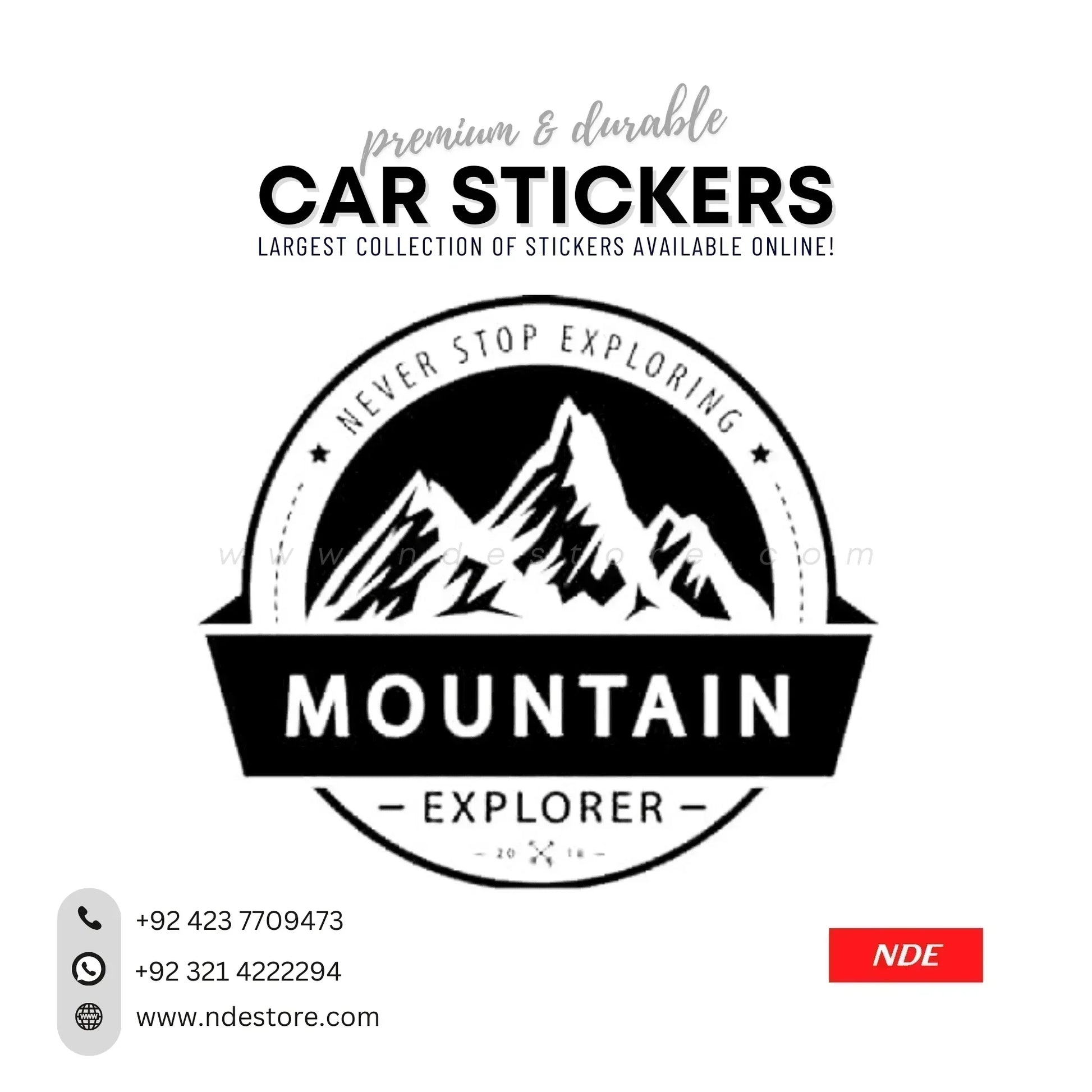 STICKER MOUNTAIN EXPLORER (SKU:14149) - ndestore.com