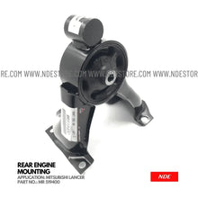 ENGINE MOUNTING REAR FOR MITSUBISHI LANCER - ndestore.com