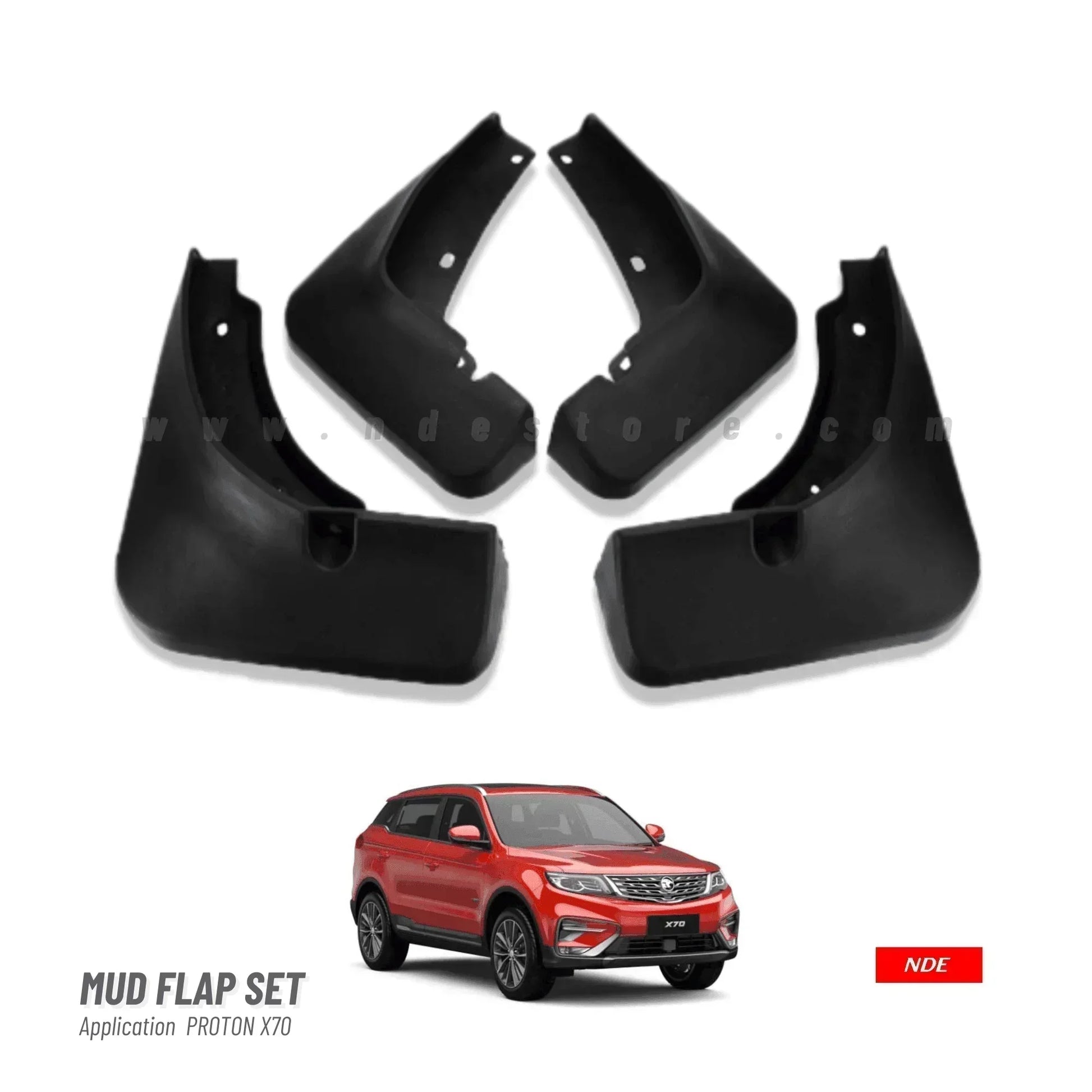 MUD FLAP SET FOR PROTON X70 - ndestore.com