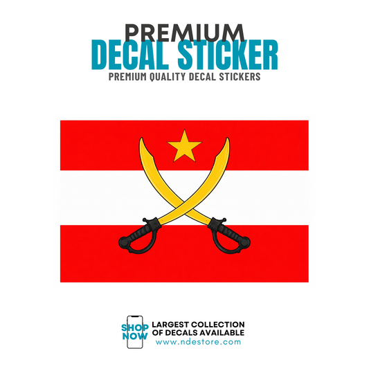 STICKER DECAL PAKISTAN ARMY MULTAN CORPS II