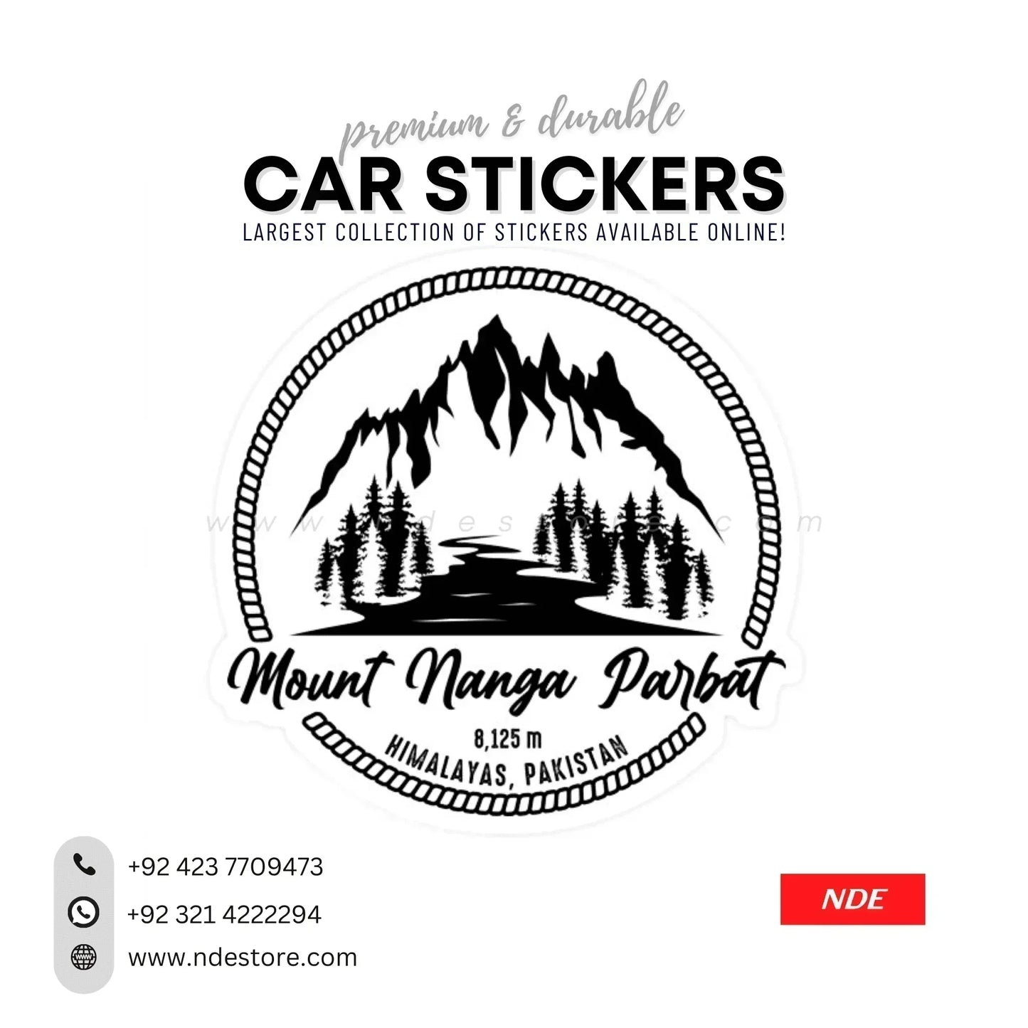 STICKER NANGA PARBAT STICKER (SKU:14156) - ndestore.com