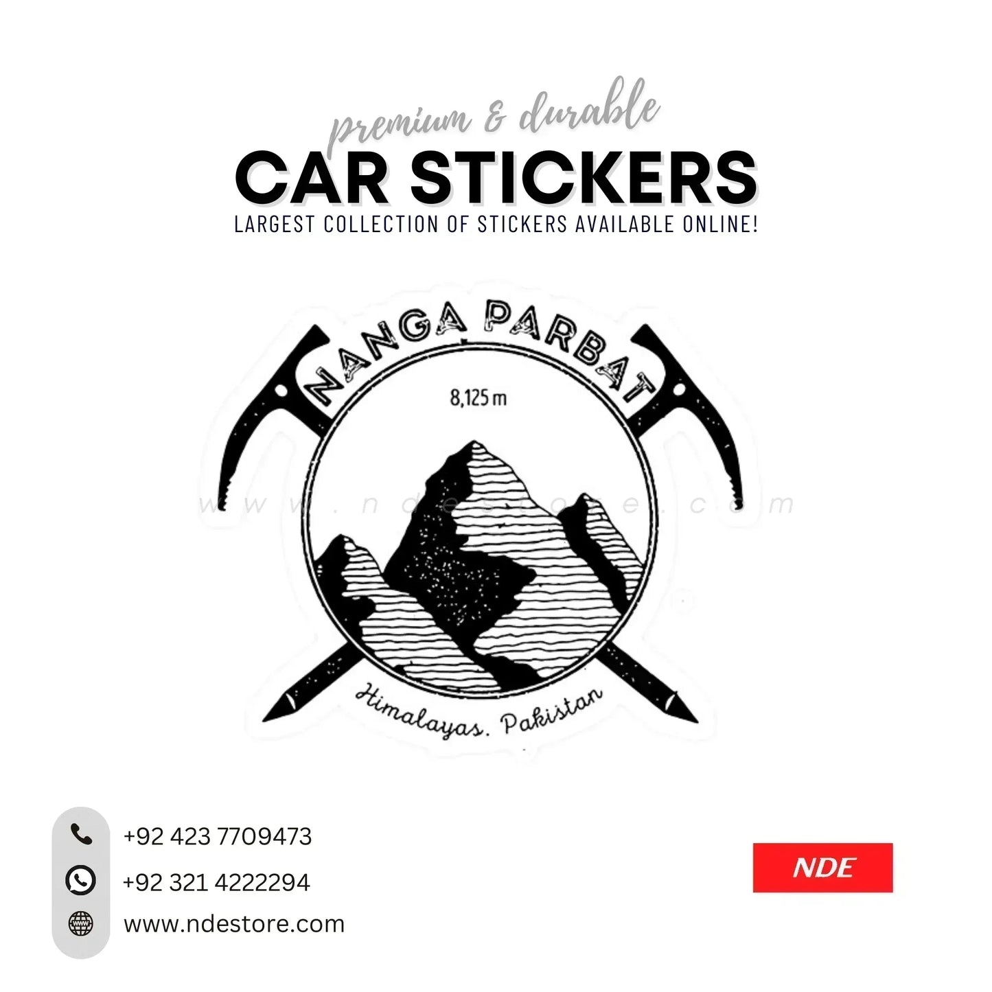 STICKER NANGA PARBAT STICKER (SKU:14159) - ndestore.com