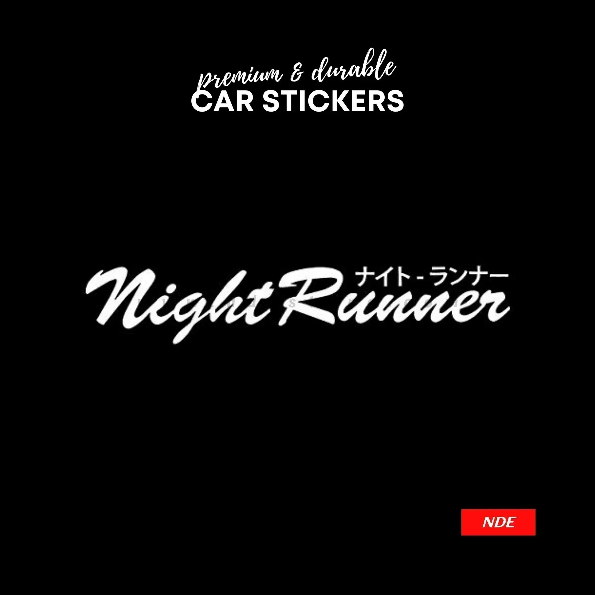 STICKER NIGHT RUNNER (SKU: 44538) - ndestore.com