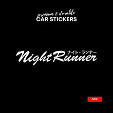 STICKER NIGHT RUNNER (SKU: 44538) - ndestore.com