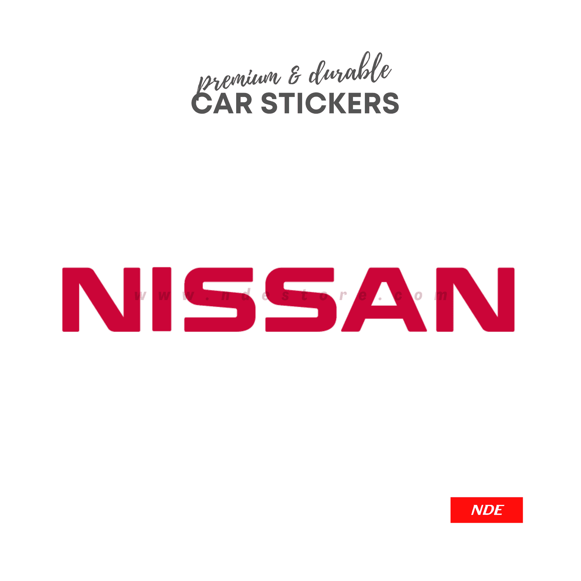 STICKER, NISSAN (SKU: 44523) - ndestore.com