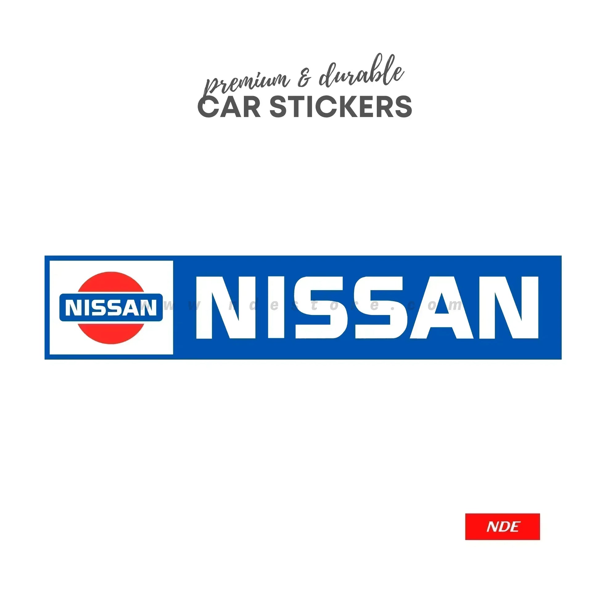 STICKER, NISSAN (SKU: 44522) - ndestore.com