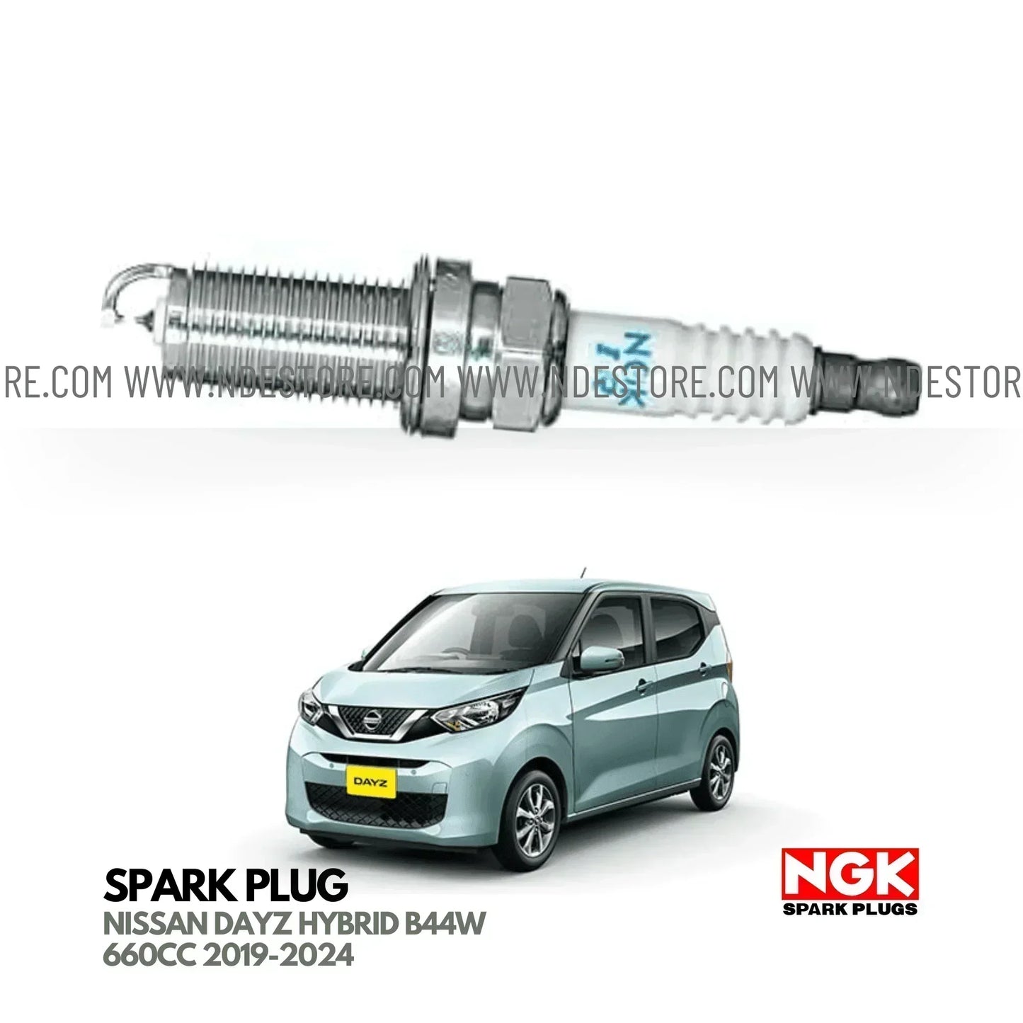 SPARK PLUG NGK IRIDIUM POWER FOR NISSAN DAYZ HYBRID (2019-2024) - ndestore.com