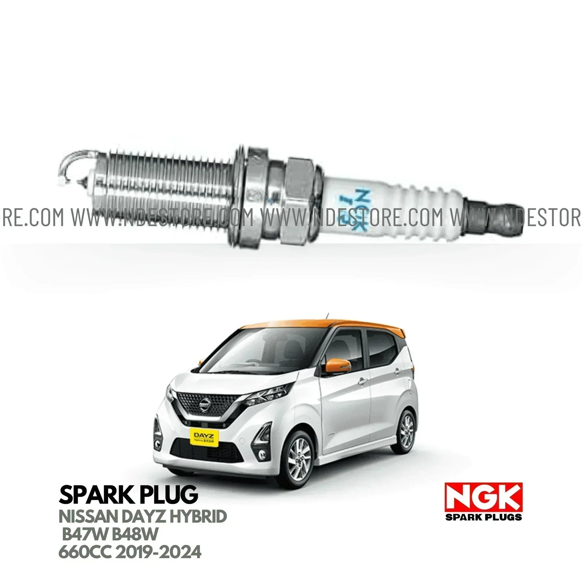SPARK PLUG NGK IRIDIUM POWER FOR NISSAN DAYZ HYBRID (2019-2024) - ndestore.com