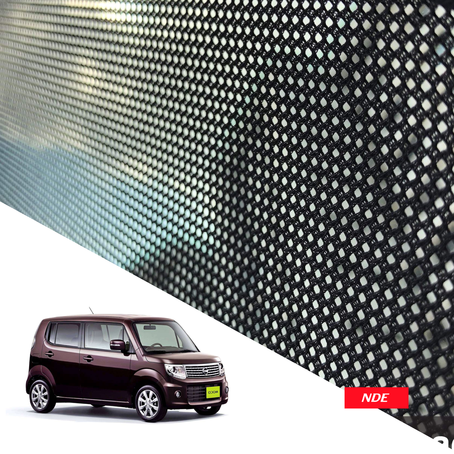 SUN SHADE WINDSHIELD REAR XTREEME MESH FOR NISSAN MOCO