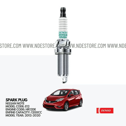 SPARK PLUG IRIDIUM DENSO FOR NISSAN NOTE E12 (2012-2020) - ndestore.com