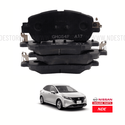 BRAKE DISC PAD SET FRONT GENUIINE FOR NISSAN ePOWER (2020-2025) - ndestore.com