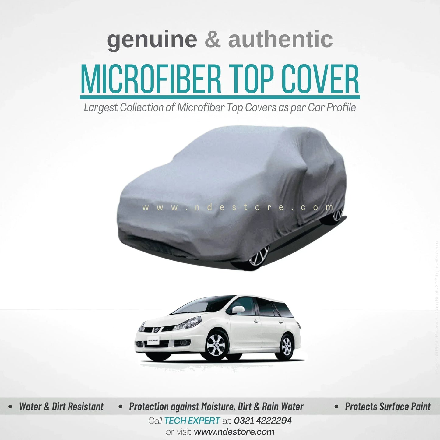 TOP COVER MICROFIBER FOR NISSAN WINGROAD (ALL MODELS) - ndestore.com