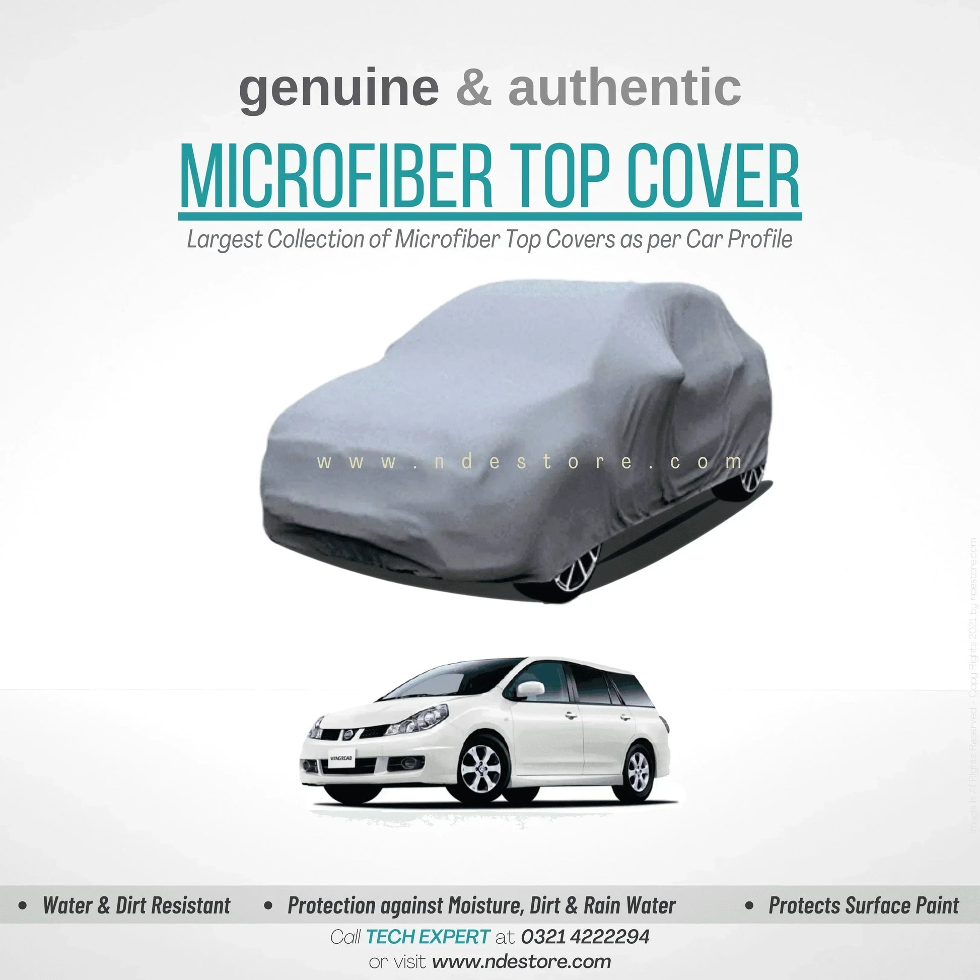 TOP COVER MICROFIBER FOR NISSAN WINGROAD (ALL MODELS) - ndestore.com
