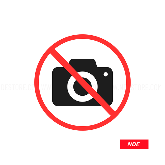 STICKER NO CAMERA ALLOWED - ndestore.com