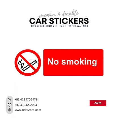 STICKER NO SMOKING SERIES - ndestore.com