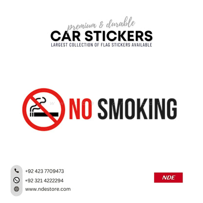 STICKER NO SMOKING SERIES - ndestore.com