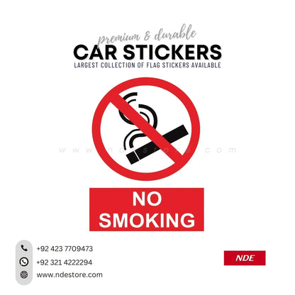 STICKER NO SMOKING SERIES - ndestore.com