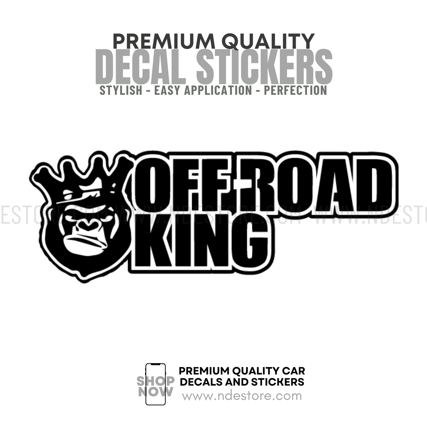 STICKER OFF ROAD KING - ndestore.com