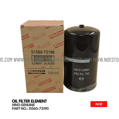 OIL FILTER HINO S1560-72190 FOR HINO TRUCKS - ndestore.com