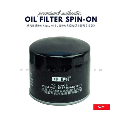 OIL FILTER GENUINE FOR HAVAL - ndestore.com