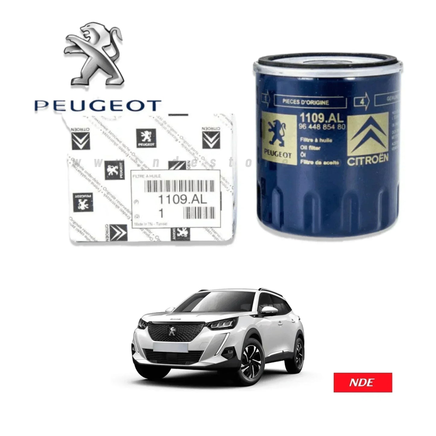 OIL FILTER GENUINE FOR PEUGEOT 2008 - ndestore.com