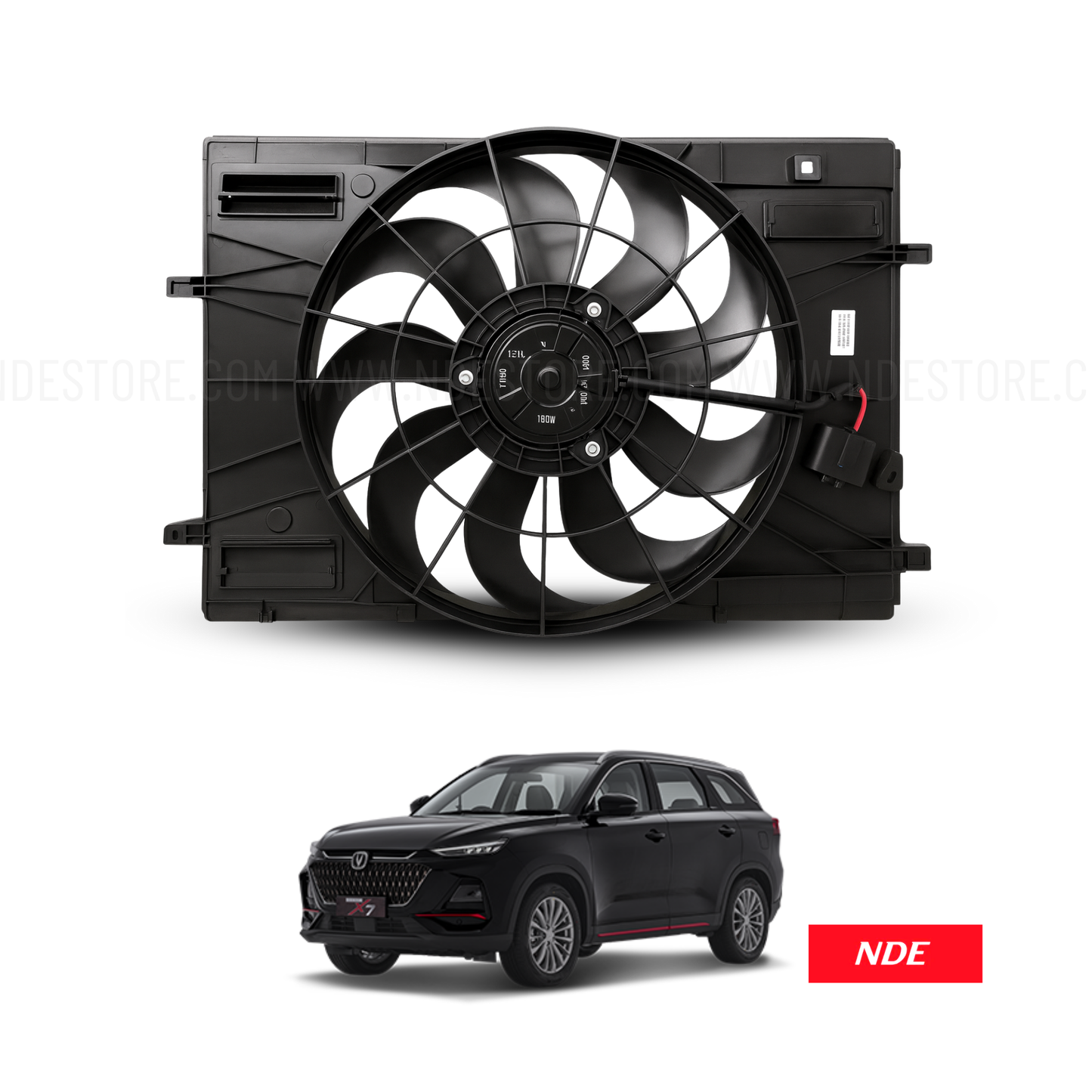 FAN SHROUD ASSY COMPLETE FOR OSHAN X7